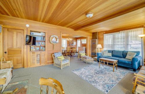 Oden House | Waterfront Alanson Cottage with Dock and Lake Access!