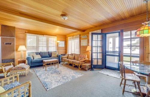 Oden House | Waterfront Alanson Cottage with Dock and Lake Access!