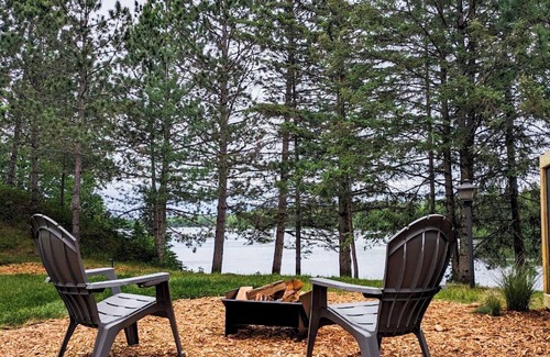 Saginaw House | Waterfront Barndominium on Private Lake North of Duluth