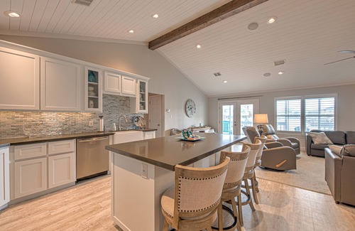 City-by-the Sea House | WATERFRONT! BOAT DOCK, OUTDOOR KITCHEN, & MAN CAVE