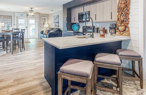 Satsuma House | Waterfront charmer with two docks, boat ramp, office, & gourmet kitchen