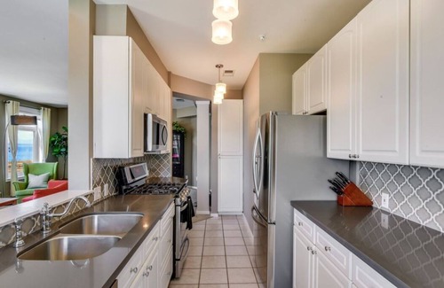South Lake Union Condo | Waterfront Condo 2-bedrooms with AC, Kitchen and all amenities in Seattle