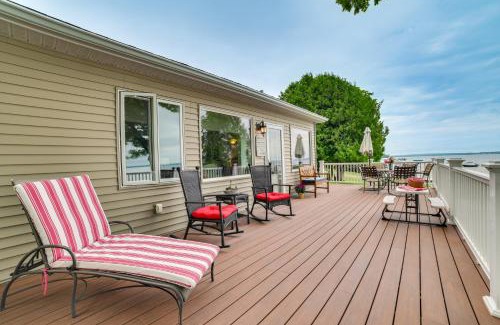 Alanson House | Waterfront Cottage with Dock on Burt Lake!
