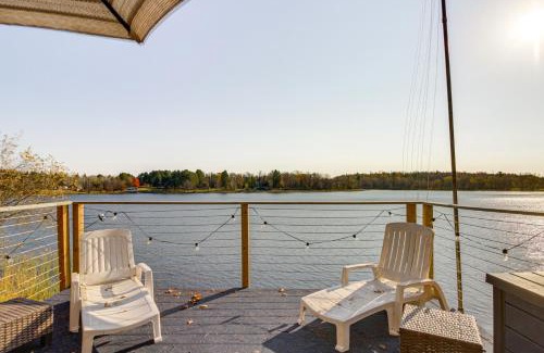 Duluth House | Waterfront Duluth Cabin with Deck and River View!