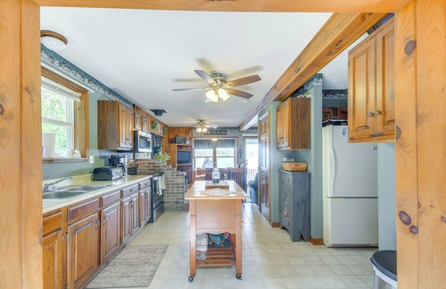 Town of Diana House | Waterfront Harrisville Home w/Outdoor Fireplace!