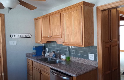 Shoreland House | Waterfront home for 2! 2 decks, 2 kayaks,hottub, dock, grill, firepit, wifi, a/c