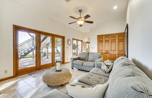 Hayes House | Waterfront Home with Boat Dock and Deck in Storm Lake!