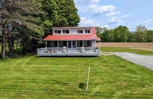 Deposit House | Waterfront house on the upper most portion of the West Branch Delaware.