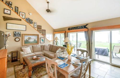 Elwood House | Waterfront Johnson Lake Getaway with Fire Pit!