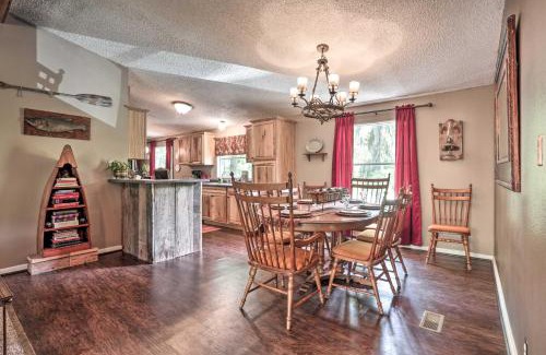 Jefferson House | Waterfront Karnack Home with Boathouse and Deck!