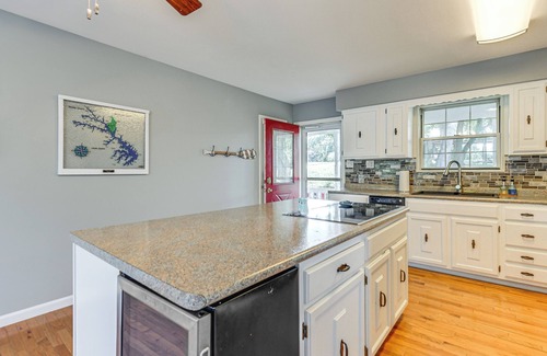 Aspen Hill House | Waterfront Lake Anna Home: Porch & Fire Pit