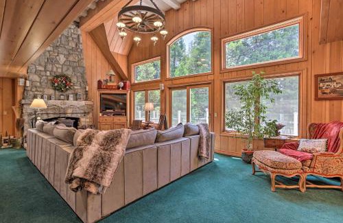 Cedar Glen House | Waterfront Lake Arrowhead Home with View and Game Room