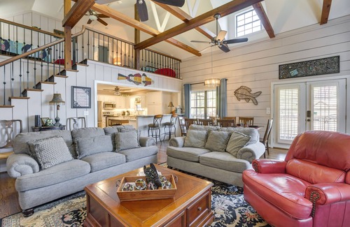 Shelby House | Waterfront Lay Lake Retreat w/Dock & 3 Piers!