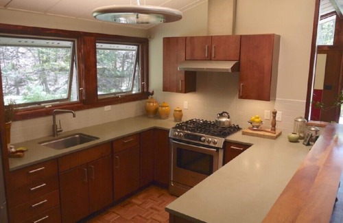 Willow House | Waterfront Mid-century Modern Gem Surround by Forever Wild Land