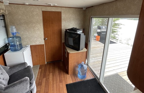 Kenora House | Waterfront Remote (boat access) RV on Dogtooth Lake, ON