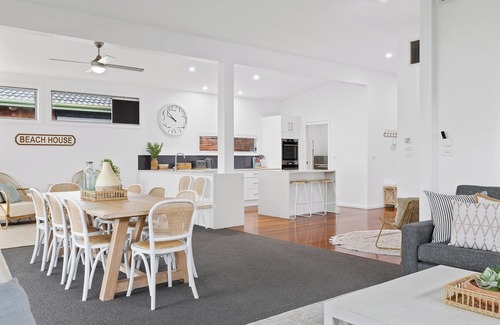 Central Coast House | Waterfront Sunset Getaway & Pool Sleeps 16
