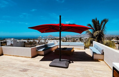 El Tezal House | Waterview private home with pool & rooftop hot tub. 5 minutes to beach & DT Cabo