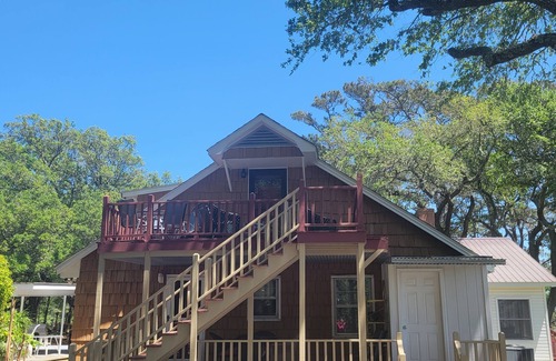 Ocean Isle Beach Apartment | Waterway Haven 2BR/1BA Live Oaks Intracoastal Waterway Spectacular Views