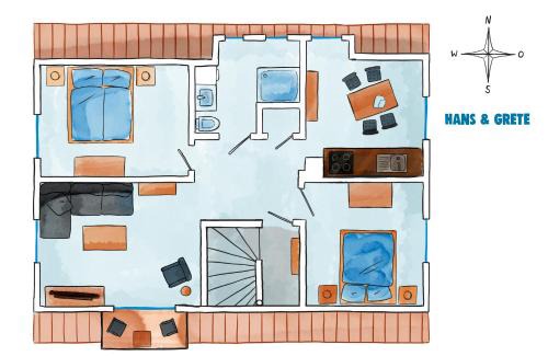 Nordseebad Burhave Apartment | Wattkante Burhave Ferienwohnung Hans & Grete