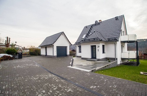 Prossen House | Weinberghaus Prossen, Exclusive house with view, fireplace, whirlpool and sauna