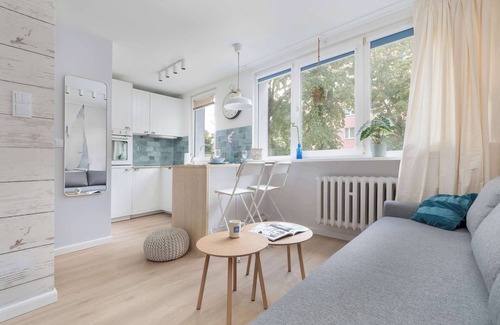 Jelitkowo Apartment | Wejhera 11D Gdansk | Baltic Studio | 15 minutes from the Beach | Smart TV & WiFi