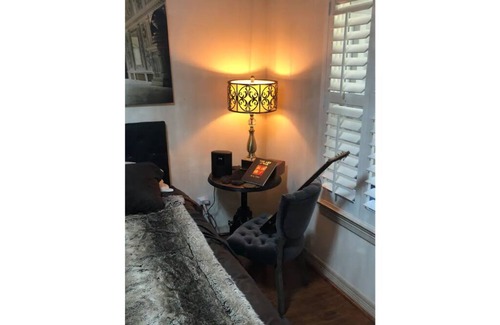 Bacliff Bed & Breakfast | Welcome to a boutique style room "Midnight Rush"