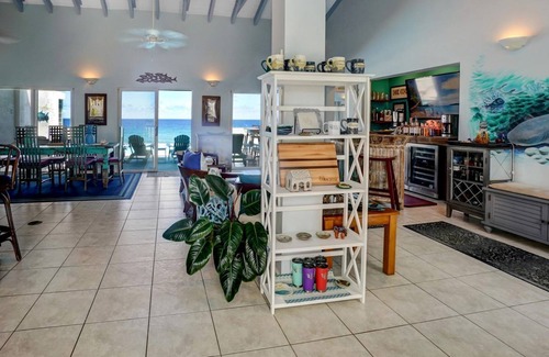 Cane Bay Villa | Welcome to Corals Edge! Your Oceanfront Oasis awaits you! 4 bedrooms, 3 baths!