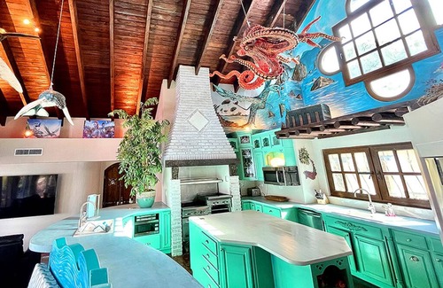Antoneys Cay House | West Bay Beach 9 Bedroom Treasure Castle sleeps 35 Private balconies on water