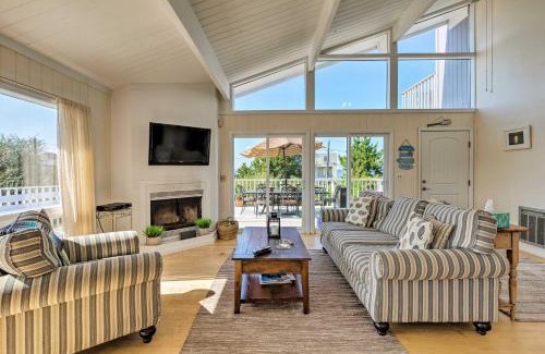 West Hampton Dunes House | Westhampton Beach Home with Deck and Ocean Views!