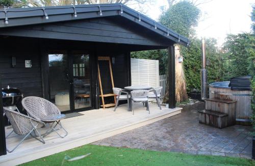 Chwilog Cabin | White River Retreats luxury lodges with Private Wood Fired Hot Tub
