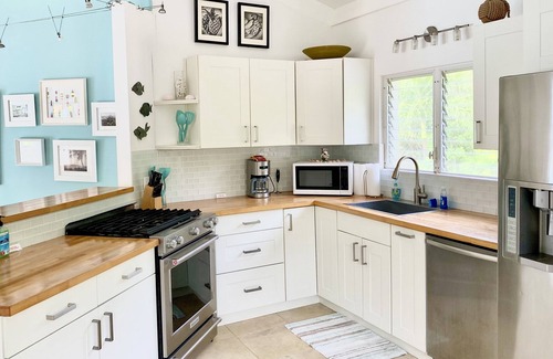 Grapetree Villa | Whole House AC Hidden Valley Villa 3 bedroom 3 bath. Ocean views & private pool