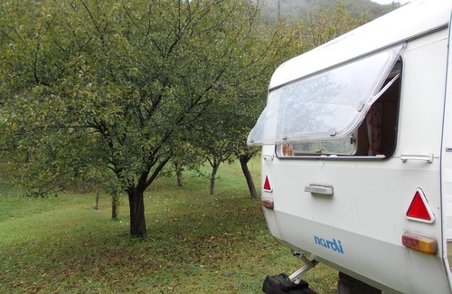 Valmozzola RV Rental | WILD Camping Site in an Italian Orchard