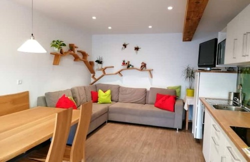 Cortina Sulla Strada del Vino Apartment | Winery Hofer Hof App.Sylvaner with pinewood sauna