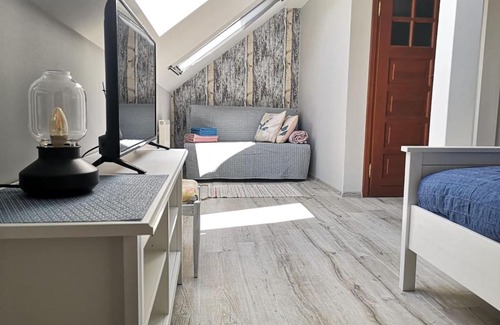 Szeligi Apartment | Wodna Ostoja z pokojem zabaw nad jeziorem