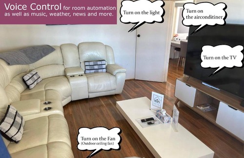 Wollongong CBD House | Wollongong station holiday house with Wi-Fi,75 Inch TV, Netflix,Parking,Beach