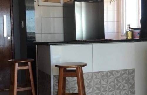 Centro Apartment | Wonderful fit. in front of Praia Grande with stunning view!