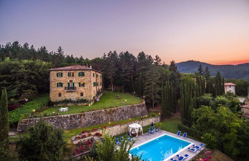 Ripoli Villa | Wonderful private villa with private pool, hot tub, A/C, WIFI, TV, patio, panoramic view and par.