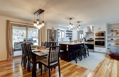 Larkspur House | Wonderful Updated Single Level Retreat w/Backyard Oasis, Pet Friendly, A/C, Hot Tub, Private Patio