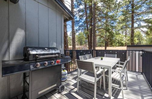 Kachina Village House | Wooded Oasis, Hot Tub, Fenced Yard, Chic Design