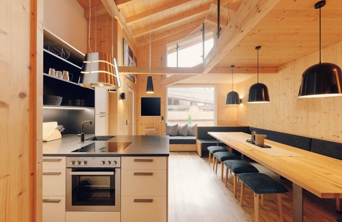 Neustift Im Stubaital House | Wooden holiday home to the Stubai Glacier, garage, stone pine room