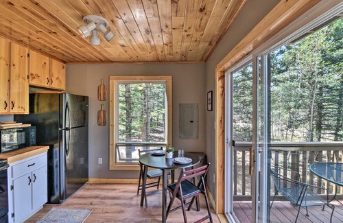Indian Mountain Cabin | Woodsy Cabin Hideaway w/Deck: Hike, Fish, Escape