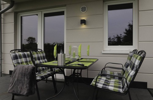 Borgerende Apartment | Wunderschöne 3 Zimmerwohnung mit Terrasse und nur 100 m bis zum Strand - Meeresrauschen Inklusive