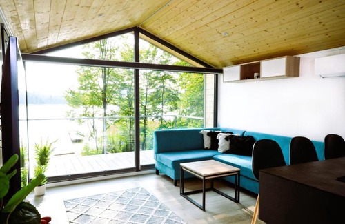 gmina Prostki House | Wyspa Ciernie - Dom nad jeziorem z sauną i jacuzzi
