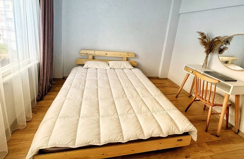 Ciftlikkoy Apartment | Yalova Sea Breeze Loft - Direct Beach view + Historical Church