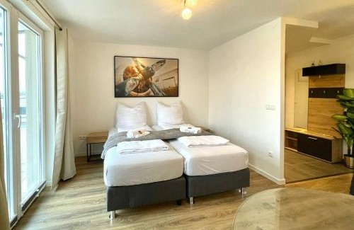 Muehldorf am Inn Apartment | YAY - 58m2 Apartment am Bahnhof - Smart TV - Internet - Kaffee - Waschmaschine - Trockner