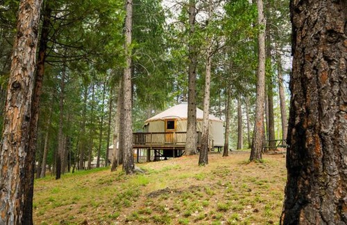 Harden Flat Resort | Yosemite Lakes Hillside Yurt 1