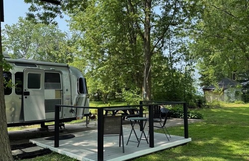 Ashtabula House | You know you want to do it! Glamping. Charming Airstream in Enchanting Ashtabula