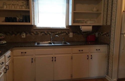 Prairieville House | You will love to cook in this Kitchen! It is loaded with space! Fully Sanitized!