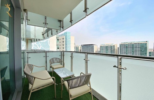 Al Raha Beach Apartment | Your 2BR Oasis in Al Muneera | WiFi & Free Parking