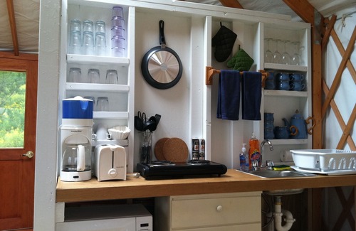 Waterville House | Yurt rental on 80 private floors